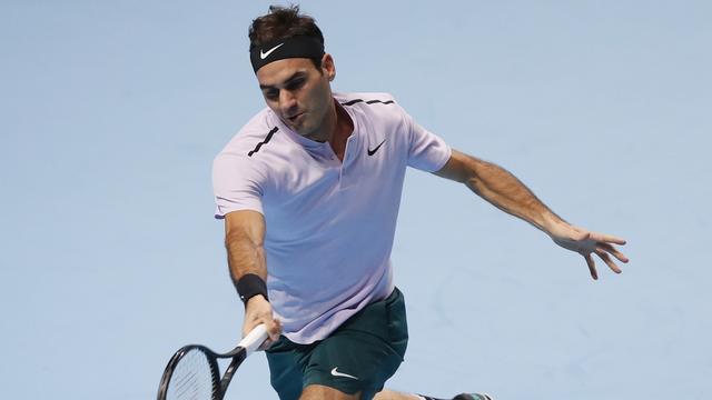 Roger Federer a maîtrisé son sujet face à l'Américain Jack Sock. [Kirsty Wigglesworth]
