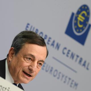 Mario Draghi, président de la Banque centrale européenne. [DPA/Keystone - Arne Dedert]