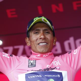 La neuvième étape du Tour d'Italie a été remportée par Nairo Quintana. [AFP - Luk Benies]