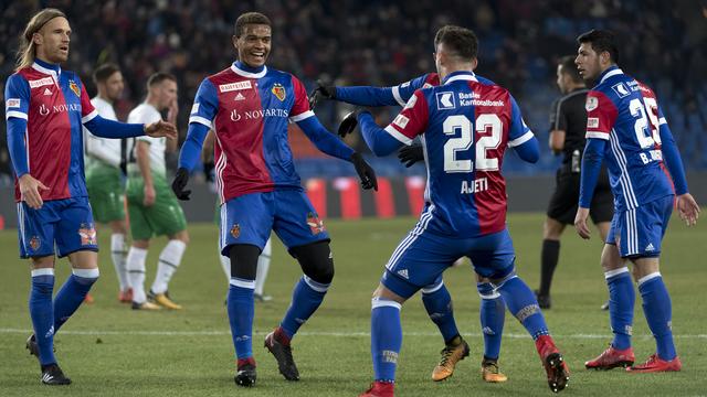 Les Bâlois savent ce qui les attend en 8es de finale de la Ligue des champions. [Keystone - Georgios Kefalas]