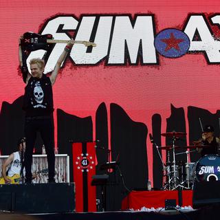 Sum 41 en août 2016 au Sziget Festival. [AFP - Attila Kisbenedek]