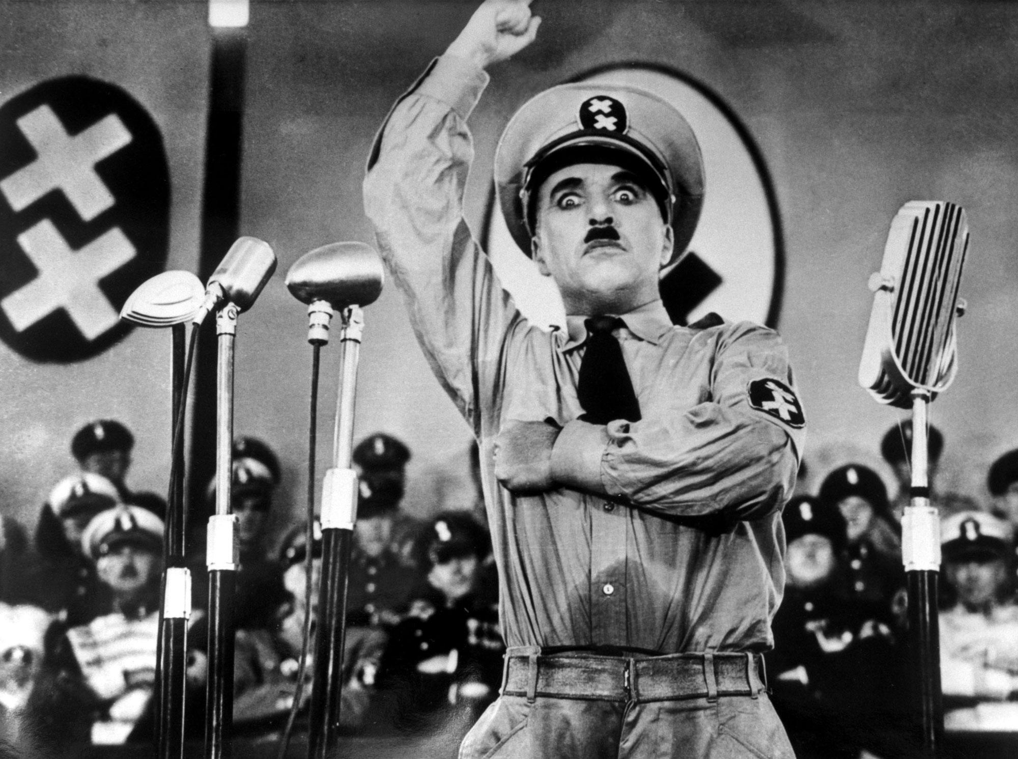 Charlie Chaplin s'est inspiré d'Hitler pour façonner son "Dictateur" (1940) [Charles Chaplin Productions / Collection ChristopheL/AFP]