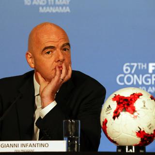 Le président de la FIFA, Gianni Infantino. [EPA/Keystone - Ahmed Alfardan]