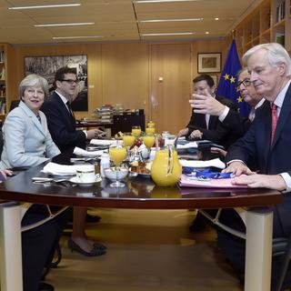La Commission européenne a annoncé vendredi que des "progrès suffisants" ont été faits dans les négociations sur le Brexit. [Keystone - Eric Vidal]
