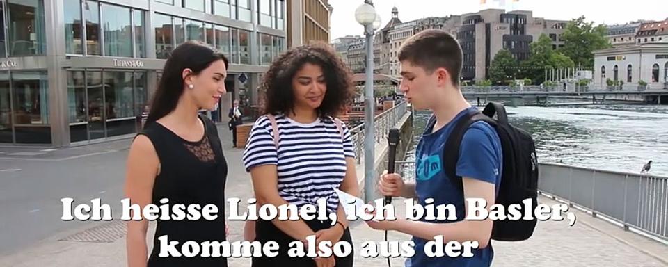 Lionel dans la rue à Genève. [YouTube]