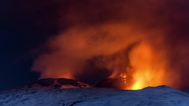 L'Etna est à nouveau entré en éruption mercredi soir. [Salvatore Allegra]