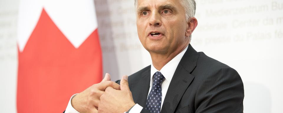 Le conseiller fédéral Didier Burkhalter. [Keystone - Anthony Anex]