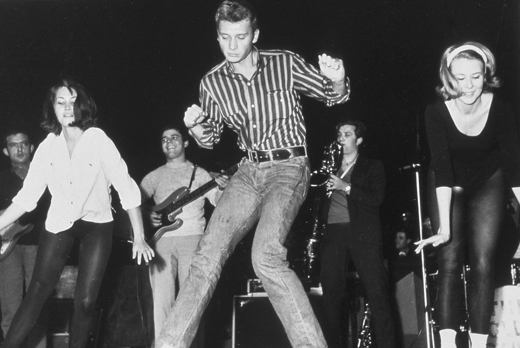 Johnny dans les années 60. [RTS]
