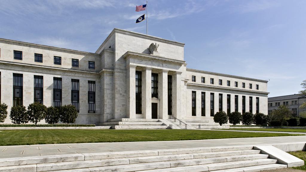 Le bâtiment de la banque centrale américaine à Washington. [AP/Keystone - J. Scott Applewhite]