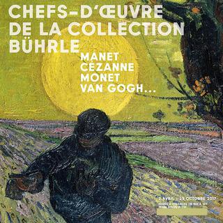 L'affiche de l'exposition "Chefs-dʹœuvre de la collection Bührle" à la Fondation de l'Hermitage à Lausanne. [Fondation de l'Hermitage]