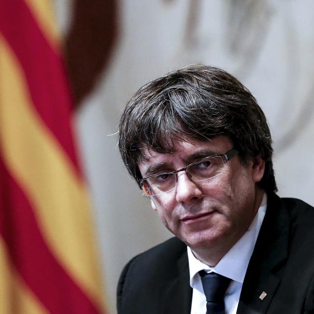 Le dirigeant catalan Carles Puigdemont est exilé à Bruxelles depuis la fin octobre. [AFP - Pau Barrena]