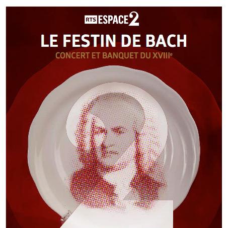 L'affiche du "Festin de Bach" au Château de Chillon. [RTS Espace 2]