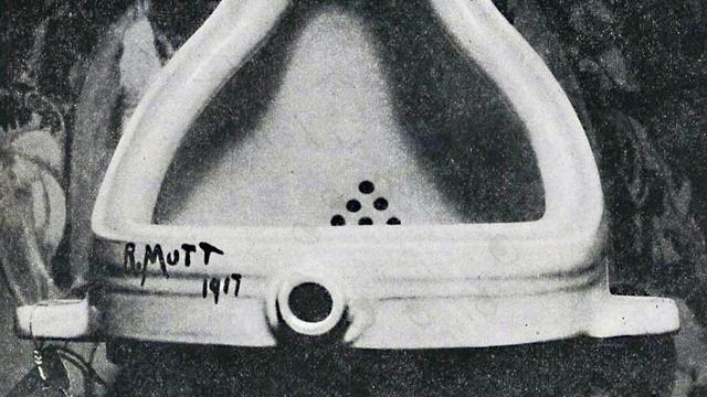 Photographie de l'urinoir original de Marcel Duchamp. [DP]