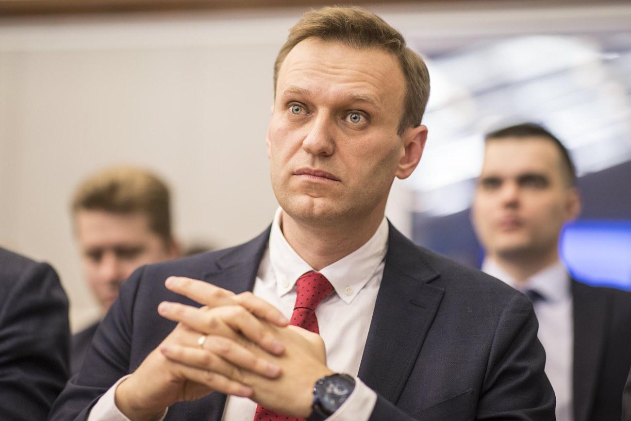 Alexeï Navalny, le 25 décembre 2017 à Moscou. [EVGENY FELDMAN - EPA NAVALNY'S CAMPAIGN HEADQUARTERS]