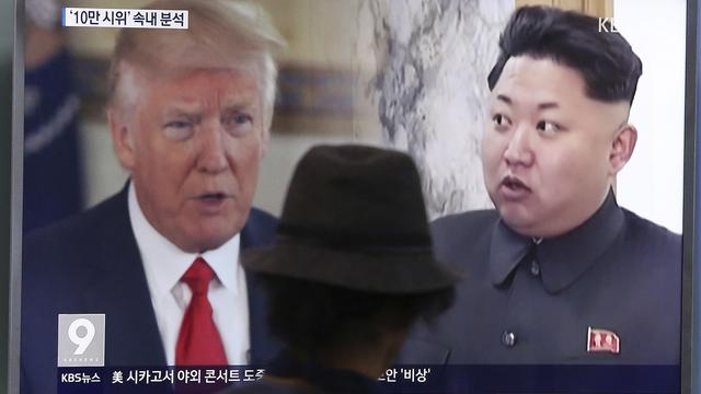 Le ton monte entre Donald Trump et Kim Jong-Un. [AP/Keystone - Ahn Young-joon]