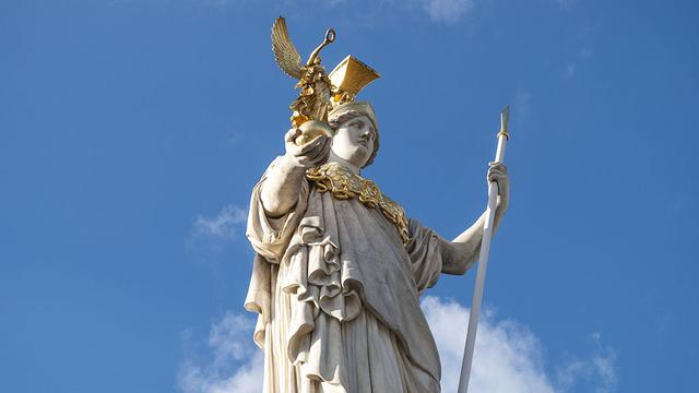 La statue Athéna [Wikimedia Commons - Diana Ringo]