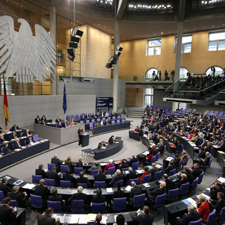 Le Bundestag, le Parlement allemand, lors d'une séance en novembre 2015. [Reuters - Fabrizio Bensch]