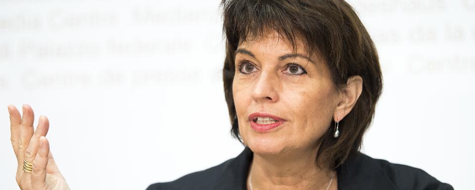 Doris Leuthard. [Keystone - Anthony Anex]