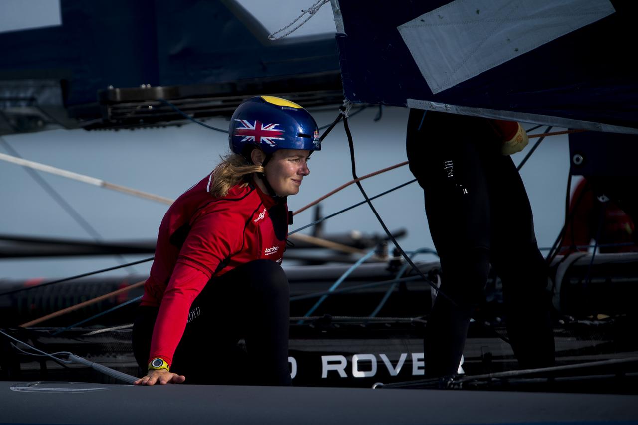 Annabel Vose a remporté la "Youth" avec le bateau britannique. [Xaume Olleros/Red Bull Content Tool]