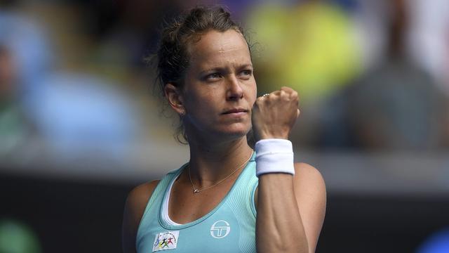 Barbora Strycova avait perdu face à Viktorija Golubic lors de la demi-finale de Fed Cup en avril 2016. [L.Coch]