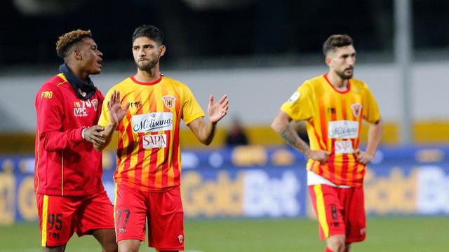 La grande déception des joueurs de Benevento. [Mario Taddeo]