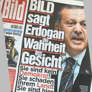 Bild, plus gros quotidien allemand, revendiquait en Une mercredi de dire "la vérité en face" au président turc Recep Tayyip Erdogan. [Twitter]