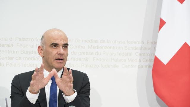 Le conseiller fédéral Alain Berset. [Keystone - Anthony Anex]