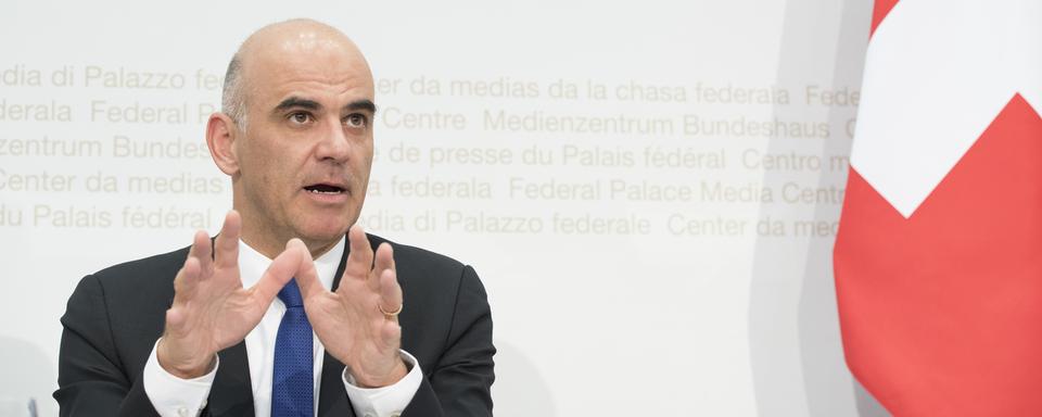 Le conseiller fédéral Alain Berset. [Keystone - Anthony Anex]