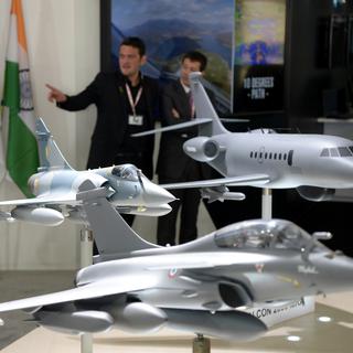 Le plus grand salon de l'aéronautique s'est ouvert en Inde [AFP - Manjunath Kiran]