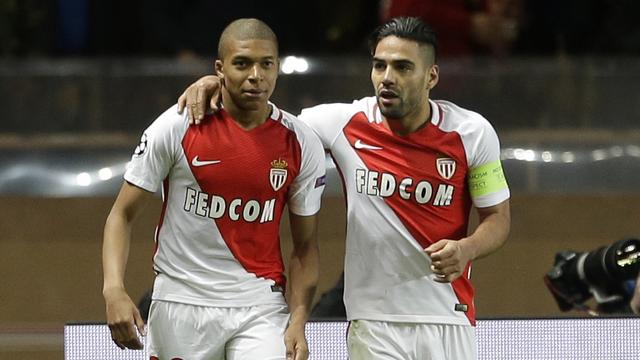 Mbappe et Falcao, la paire gagnante des Monégasques. [Claude Paris]