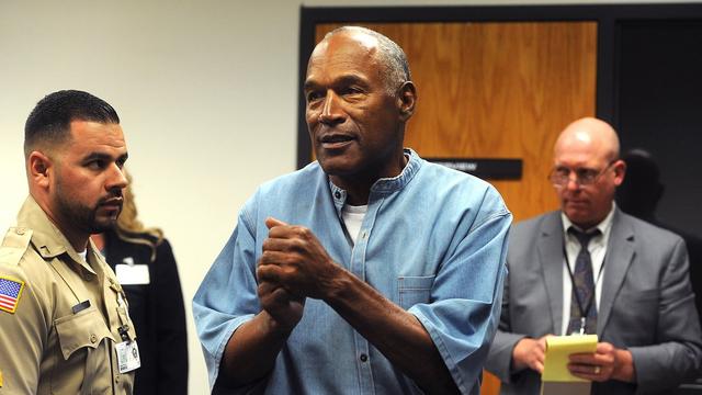 O.J. Simpson a témoigné, au bord des larmes, devant la commission des libérations conditionnelles de Carson City. [EPA/Keystone - ason Bean]