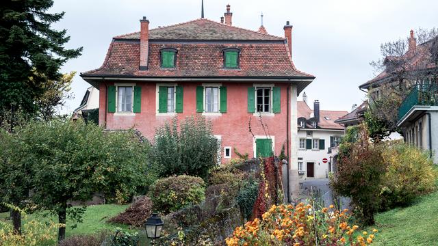 La Muette à Pully, la maison où a habité l'écrivain vaudois Charles-Ferdinand Ramuz entre 1930 et 1947. [Keystone - Léo Duperrex]