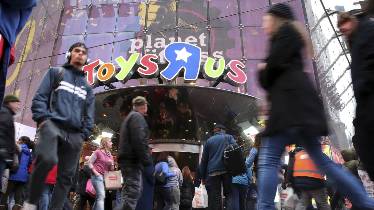 L'enseigne Toys R Us à Times Square à New York. [AP/Keystone - Mary Altaffer]