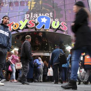 L'enseigne Toys R Us à Times Square à New York. [AP/Keystone - Mary Altaffer]