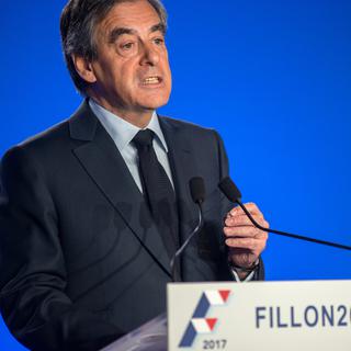 François Fillon lors de son allocution du 1er mars 2017. [Denis Prezat]