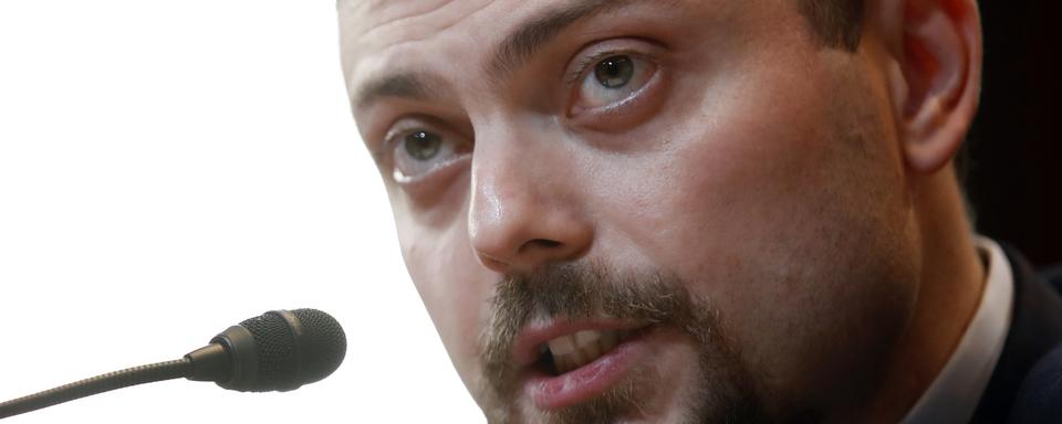 Vladimir Kara-Murza, opposant russe, témoigne devant le Congrès américain. [Keystone - AP Photo/Manuel Balce Ceneta]