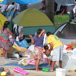 La ville brésilienne de Manaus a décrété l'état d'urgence sociale face à l'afflux de réfugiés qui quittent le Vénézuela. [EPA/Keystone - Jair Araujo]