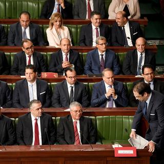 Le parlement tunisien débat de la loi de "réconciliation". [AFP - Fethi Belaid]