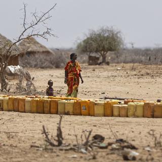 Au Kenya, c'est la sécheresse qui fait des ravages. [AP/Keystone - Ben Curtis]