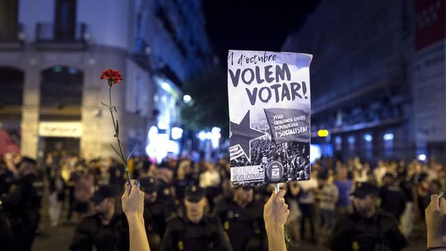 Les indépendantistes catalans crient victoire. [Keystone - EPA/Luca Piergiovanni]