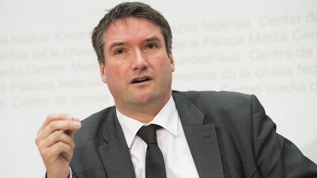 Le président du PS suisse Christian Levrat. [Keystone - Anthony Anex]