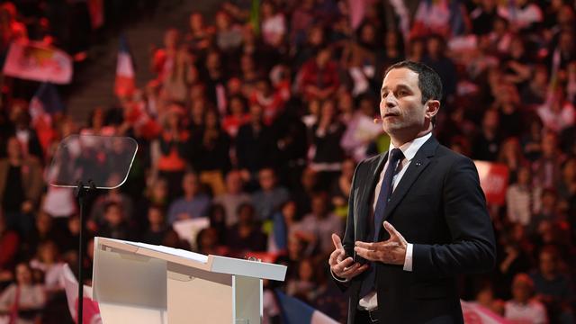 Vainqueur surprise de la primaire socialiste, Benoît Hamon peine à faire décoller sa campagne. [Eric Feferberg]