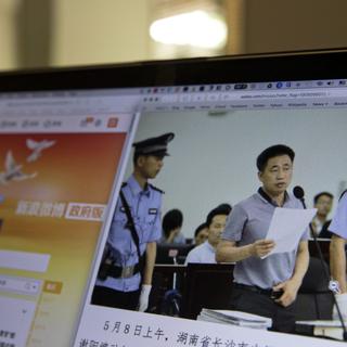 Xie Yang est l’un des 200 avocats et militants arrêtés par la Chine en été 2015. [AP/Keystone - Ng Han Guan]
