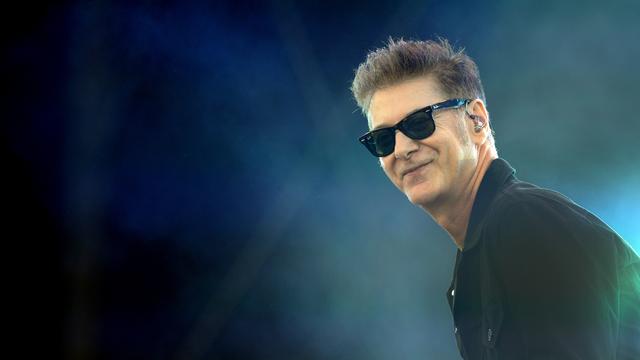 Le chanteur français Etienne Daho au Festival des vieilles charrues à Carhaix (France), en juillet 2014. [AFP - Fred Tanneau]