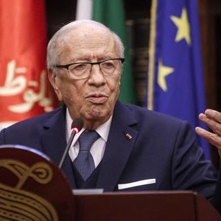 Le président tunisien Béji Caïd Essebsi. [epa/keystone - Giuseppe Lami]