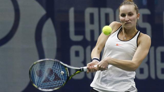 Marketa Vondrousova se montre impressionnante depuis le début du tournoi. [Peter Klaunzer]