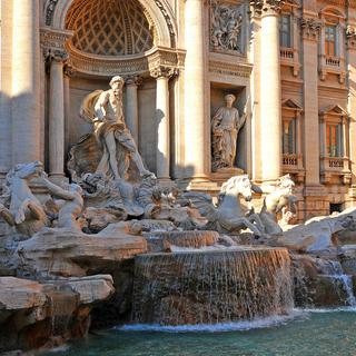 Les fontaines romaines sont touchées par des mesures prises pour contrer la sécheresse. [Leemage/AFP - Michel Gounot]