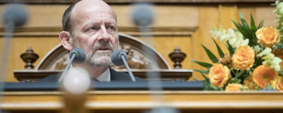 Dominique de Buman, président du Conseil national. [Keystone - Alessandro della Valle]