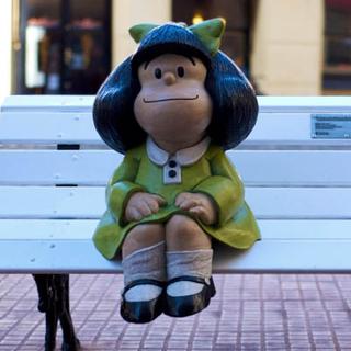 Statue de Mafalda dans le quartier San Telmo, Buenos Aires. [Gobierno de la Ciudad de Buenos Aires CC-BY 2.5 AR]