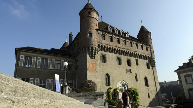 Le Château Saint-Maire, siège du gouvernement vaudois à Lausanne. [Keystone - Laurent Gilliéron]